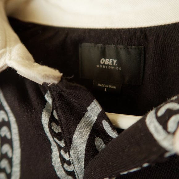 OBEY Rugby Shirt Long Sleeve - Picture 2 of 2